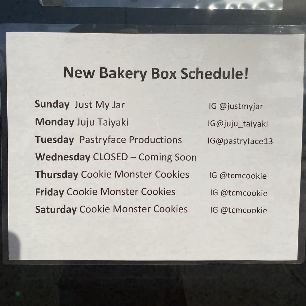 The Bakery Box Pop Up