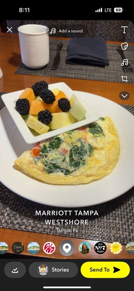 The Blue Bistro at the Tampa Westshore Marriott