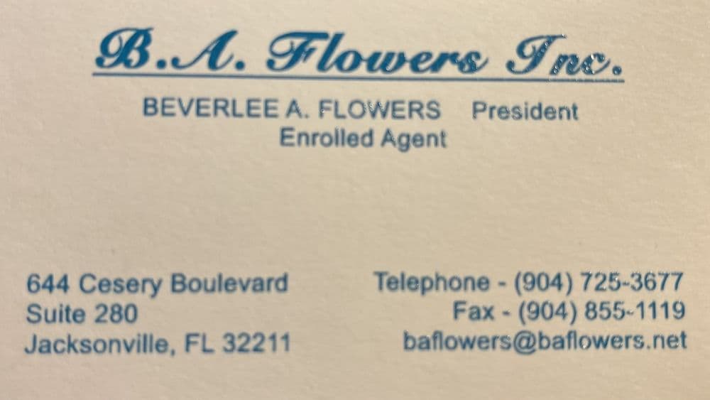B A Flowers