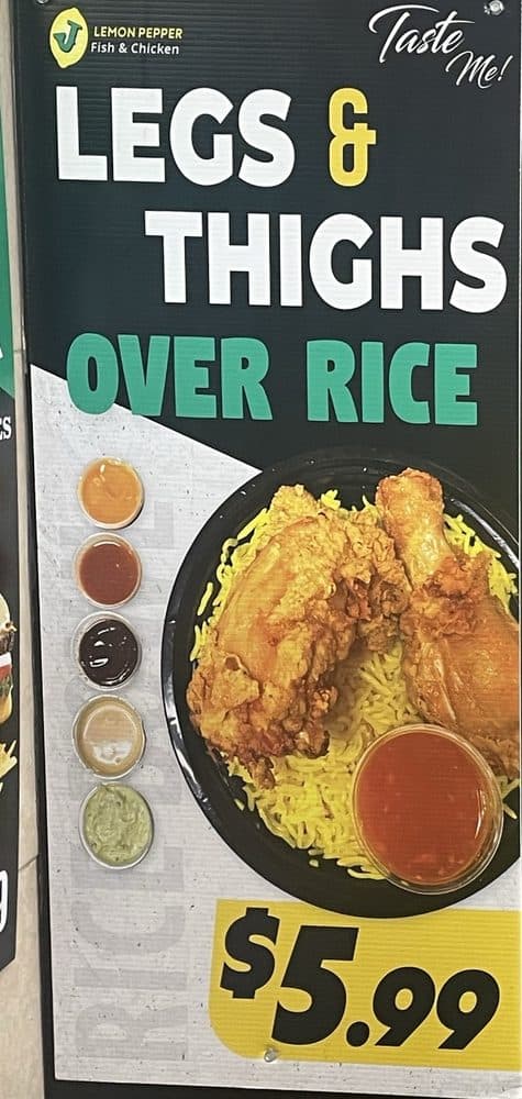 J Lemon Pepper Fish & Chicken