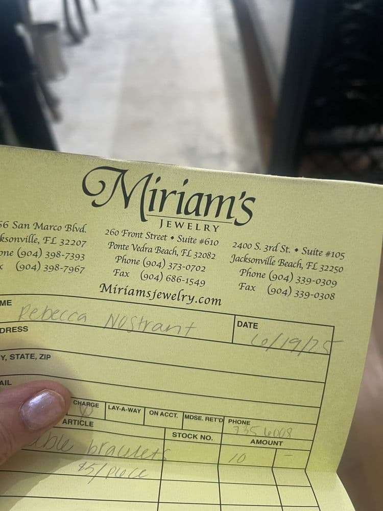 Miriam's Jewelry