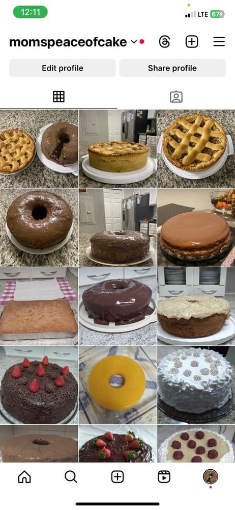 Mom’s Peace of Cake