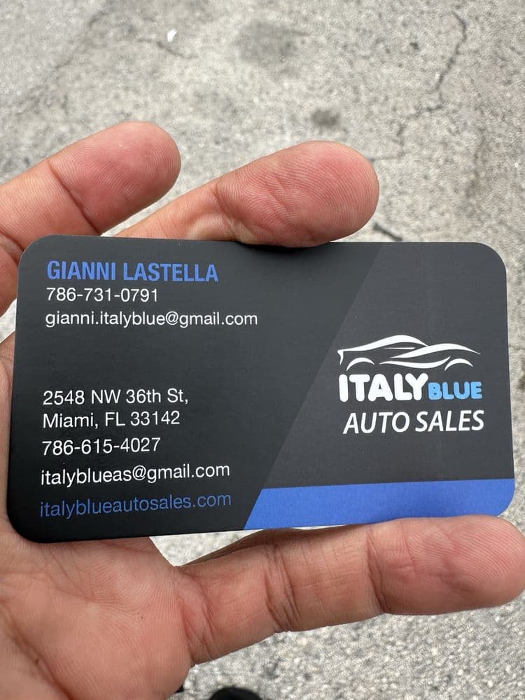 Italy Blue Auto Sales
