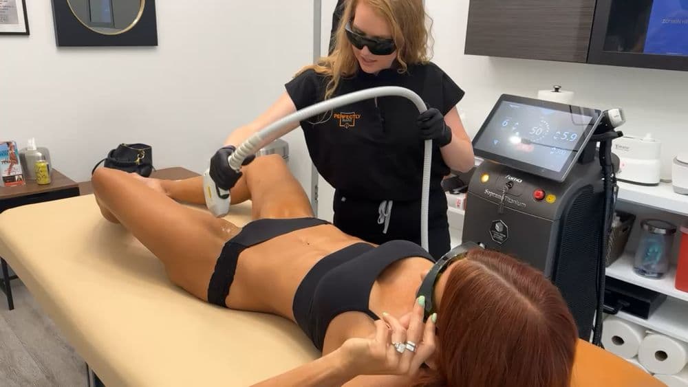Perfectly Bare Laser
