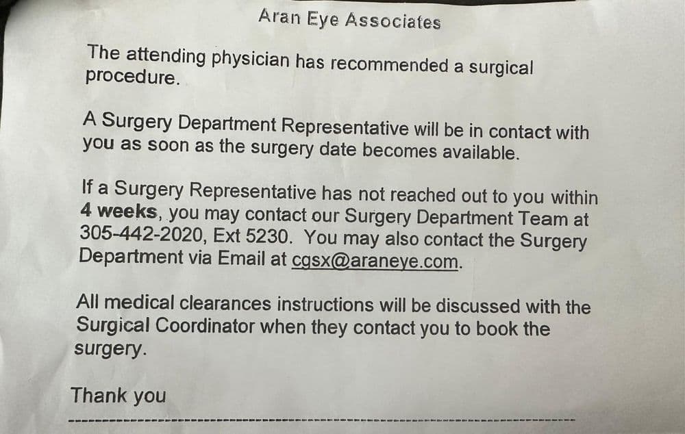 Aran Eye Associates