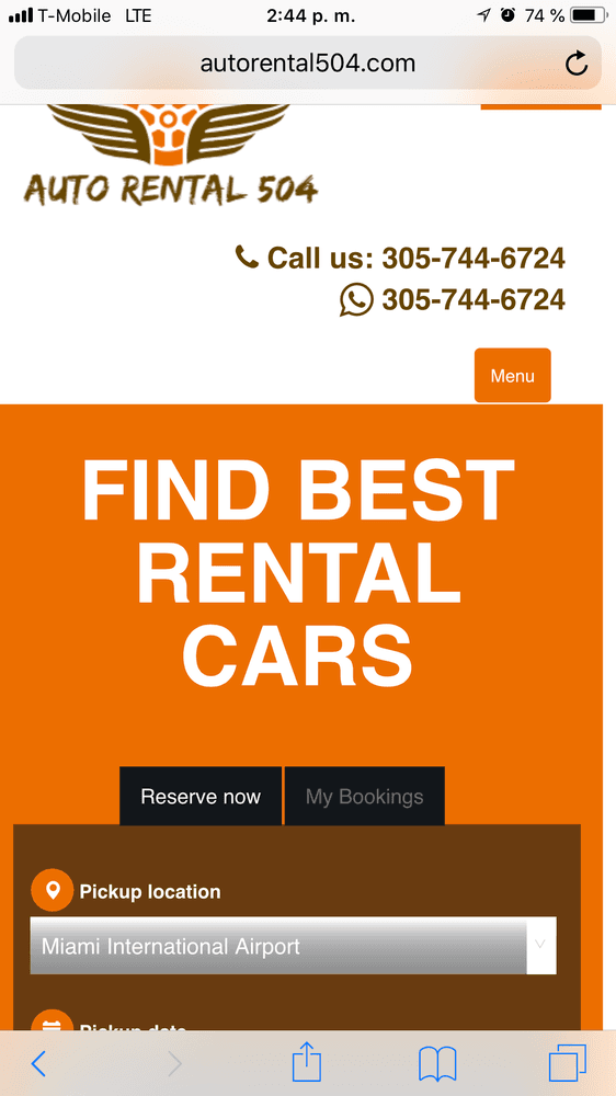 Auto Rental 504 Miami
