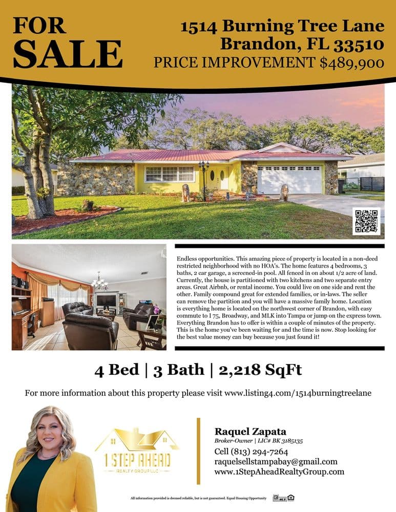 Raquel Zapata - 1 Step Ahead Realty Group