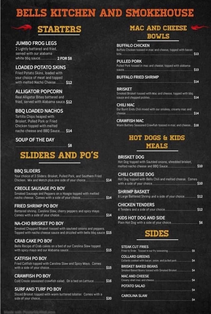 Bells Kitchen And Smokehouse