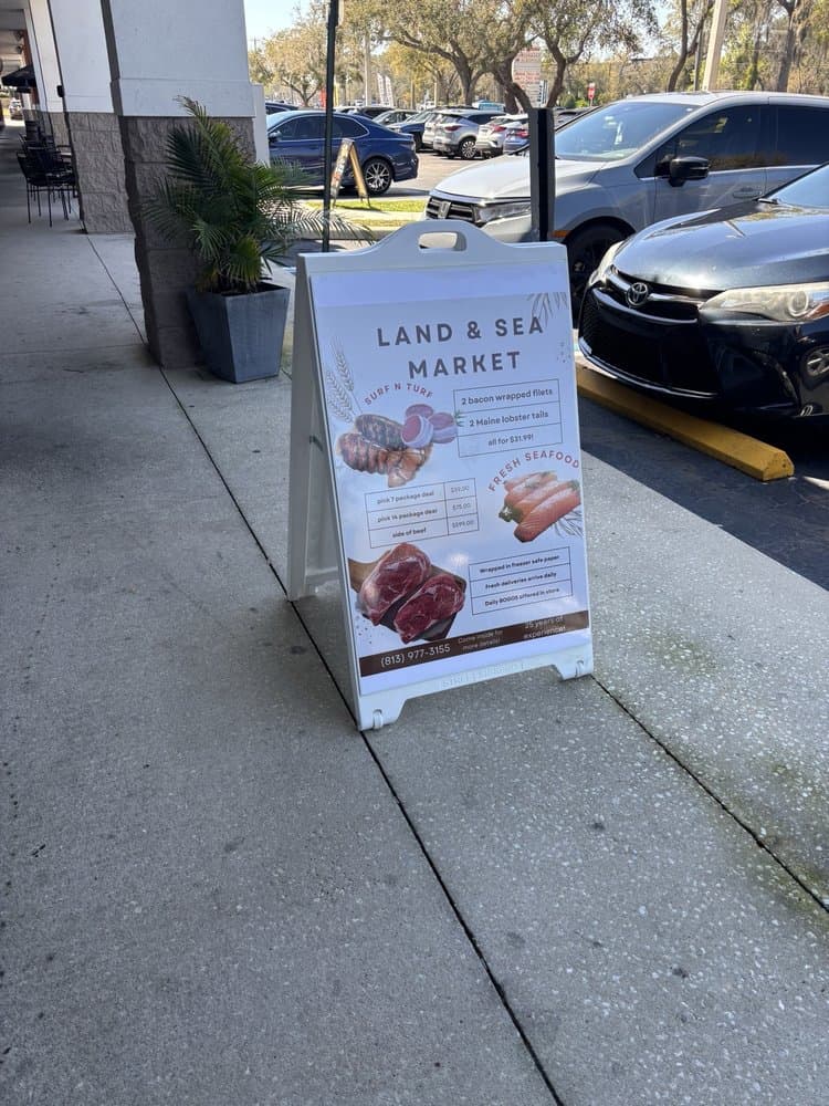 Land and Sea Market Tampa Palms