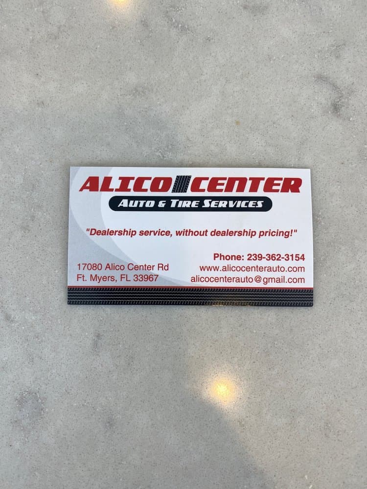 Alico Center Auto & Tire