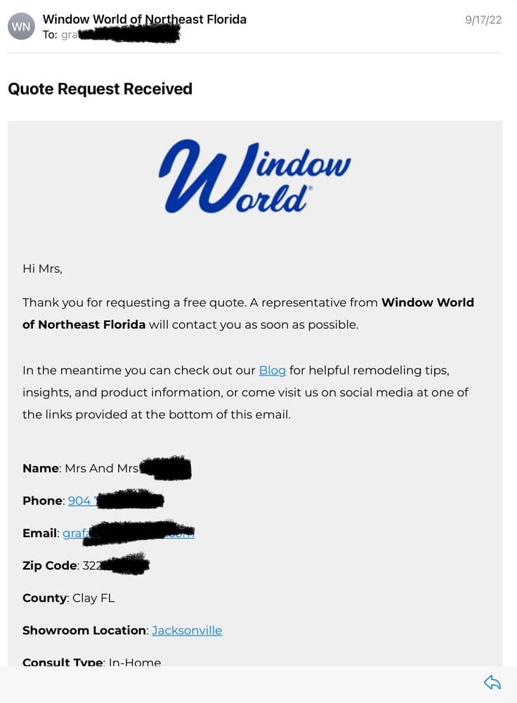 Window World of Jacksonville