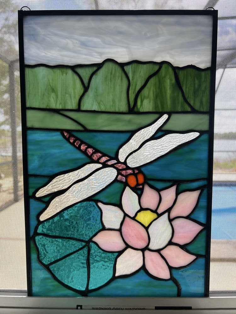 West of the Moon Stained Glass