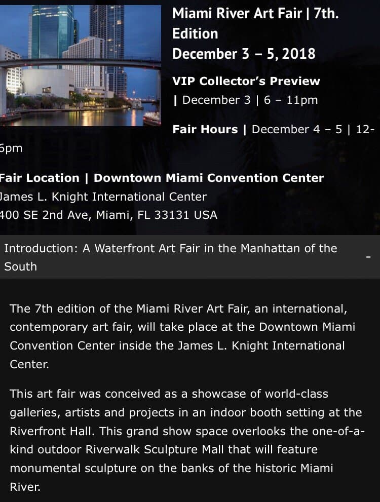 Miami River Art Fair