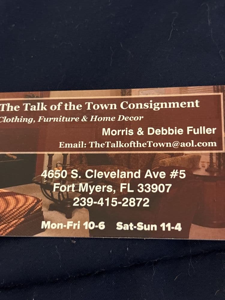 The Talk Of The Town Consignment