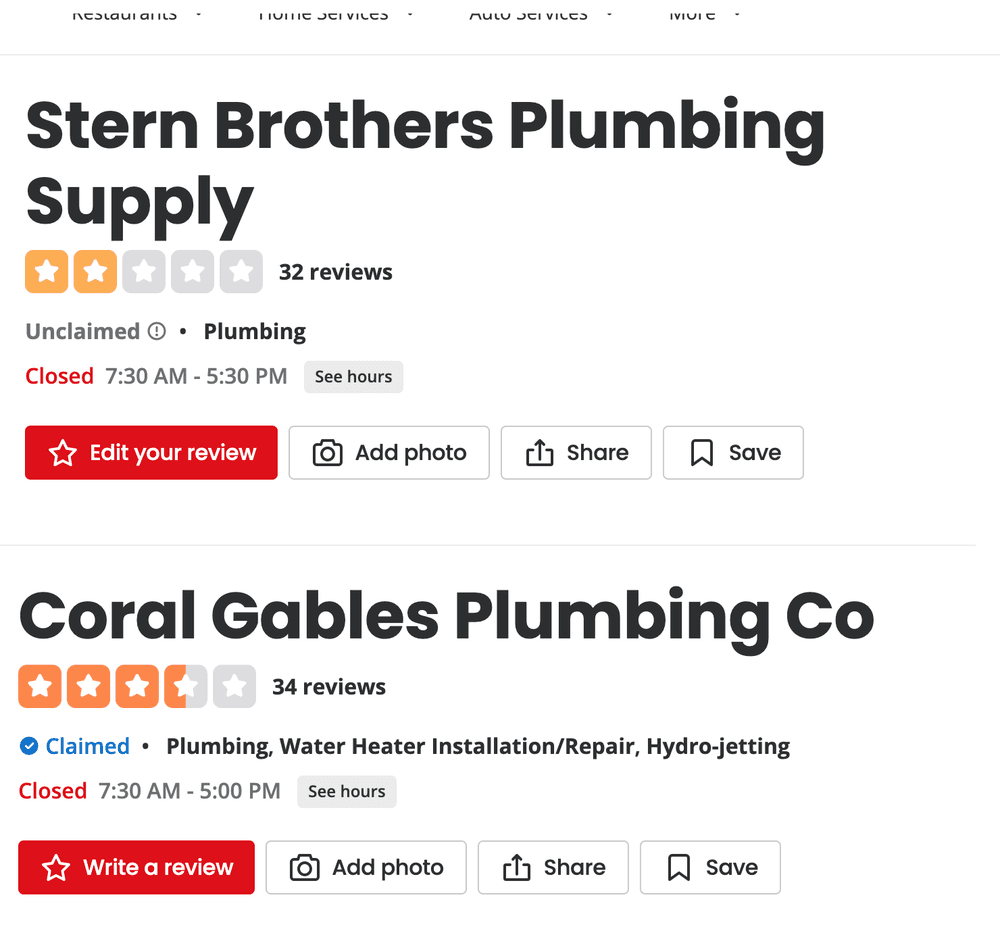Stern Brothers Plumbing Supply