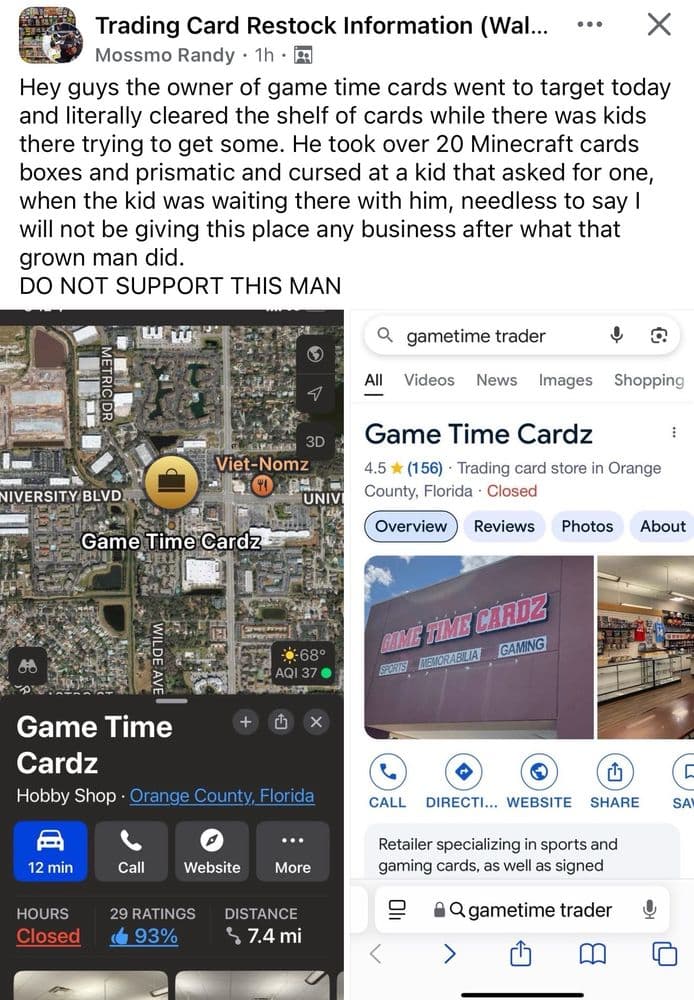Game Time Cardz