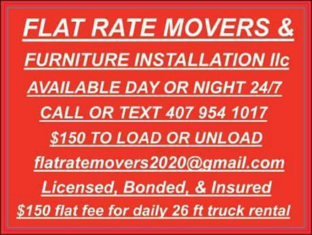 Flat Rate Movers