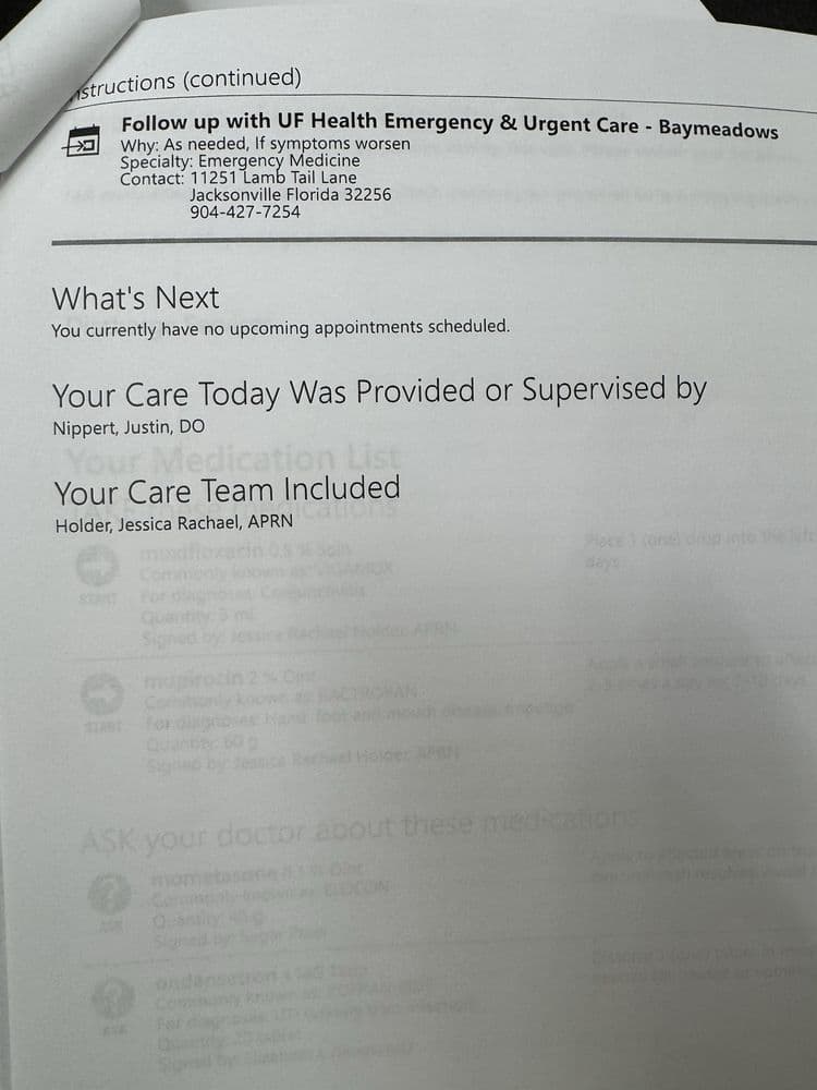UF Health Emergency & Urgent Care Center - Baymeadows