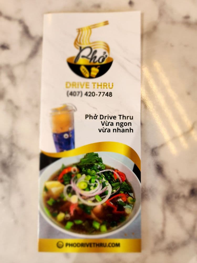 Pho Drive Thru