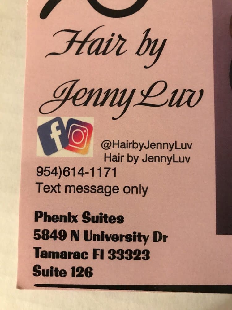 Hair by Jenny Luv