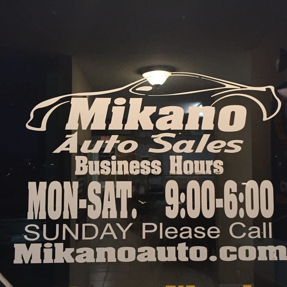Mikano Auto sales