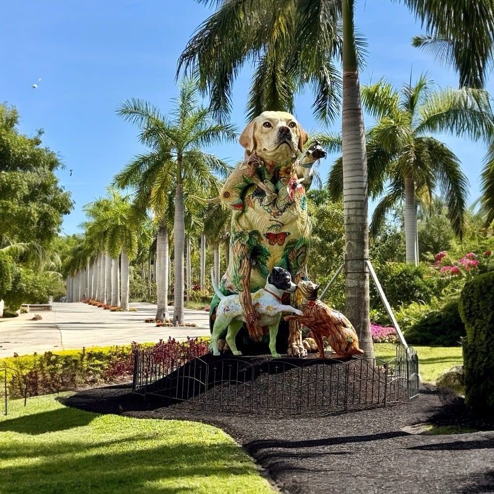 Dogs and Cats Walkway and Sculpture Garden