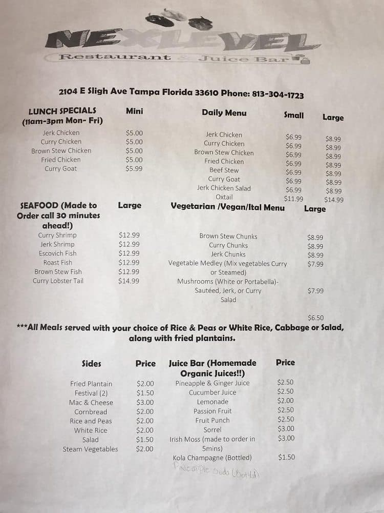 Nexlevel Resturant and Juice Bar