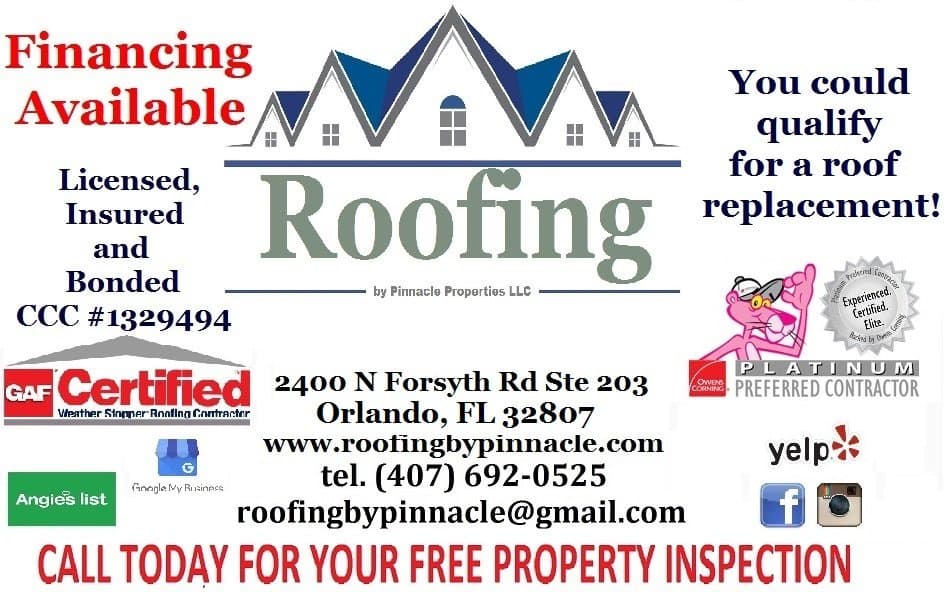 Roofing by Pinnacle Properties